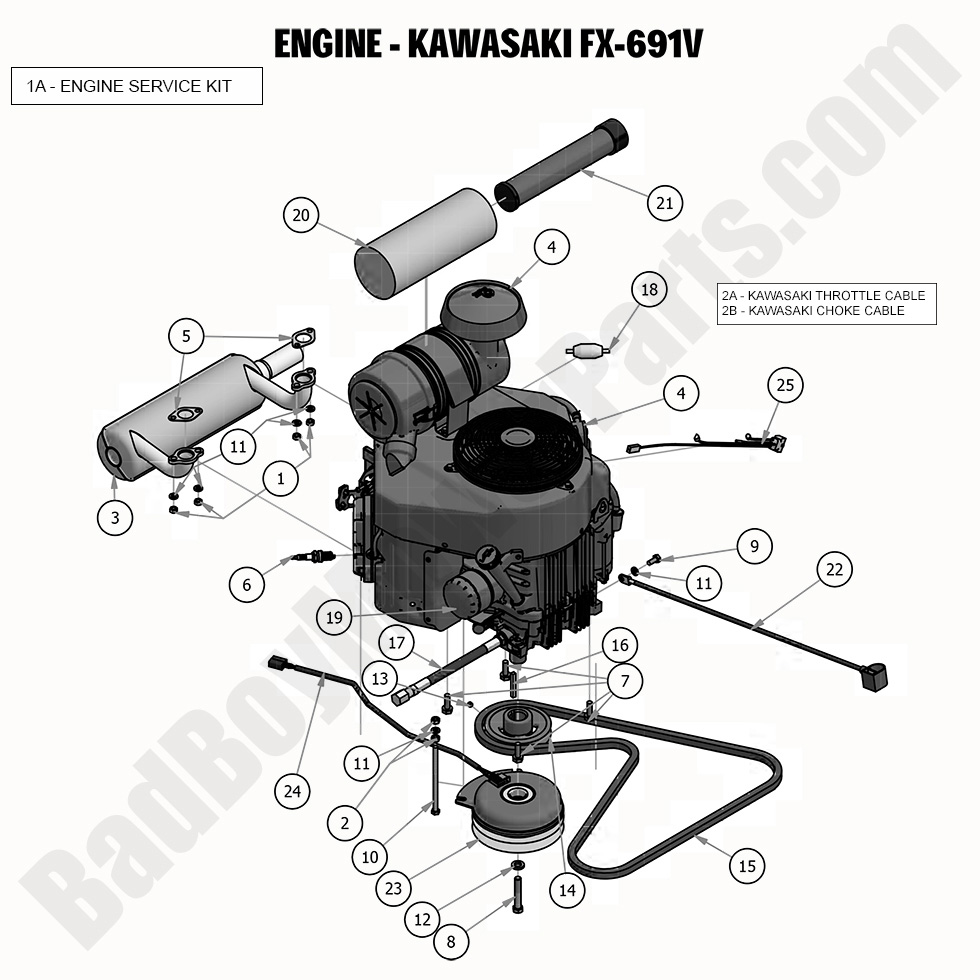 2020 Compact Outlaw - Engine - Kawasaki FX691V